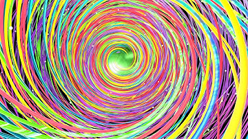 Vortex Galaxy Tunnel Animation | Colorful Hypnotic Loop | No Copyright Background