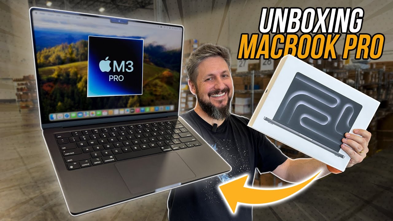 M3 Pro em mãos! Unboxing do MacBook Pro de 14” na cor Space Black!!