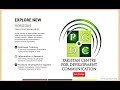 Introduction pakistan centre for development communication pcdc