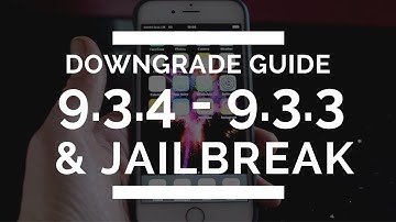 Downgrade iOS 9.3.4 - iOS 9.3.3 - Pangu 1.2 Jailbreak Update Guide - How To / iMr. X
