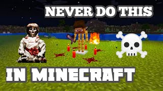 MINECRAFT RITUAL CHALLENGE | NEVER DO THIS IN MINECRAFT | Minecraft Tiktok | Hindi screenshot 5