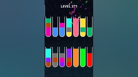Color sort puzzle level - 371