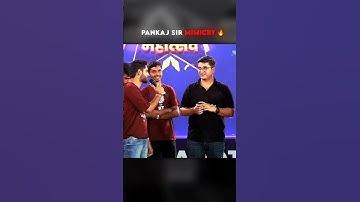 IITian Doing Pankaj Sir MIMICRY😂🔥 #jeewallah #physicswallah #shorts #pw