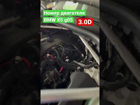 Номер двигателя BMW X5 G05 3.0D