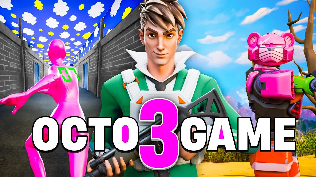 OCTO GAME 3 THE END UNC MAP FORTNITE CREATIVE - ALL CHALLENGES, SECRETS AND MORE
