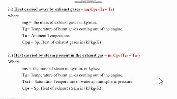 Unit 4 Heat balance sheet in IC engine - concept