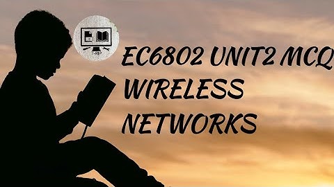 EC6802 | Wireless Networks | MCQ Explained in Tamil | Unit 2