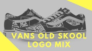 vans logo mix old skool shoes