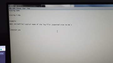How to shrink log file in Sql server in simple way