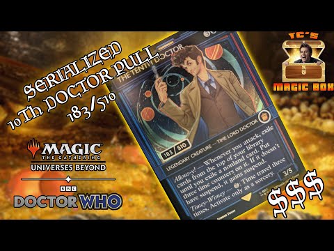 the tenth doctor mtg card 2023 MTG Doctor Who – The Tenth Doctor #561 Serialized Showcase Foil –  PSA 10 Gem Mint main image 0