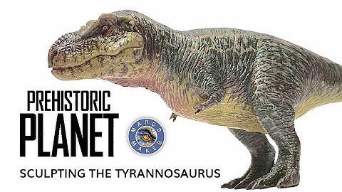 Sculpting the PREHISTORIC PLANET Tyrannosaurus Rex by hand with Milliput. Making a dinosaur figure