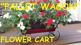 Building a handy flower cart wagon from recycled materials! For more of my pallet videos, CLICK the links below! Making Mini-Pallet 