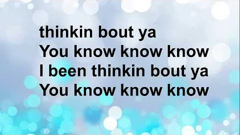 Thinkin Bout You (Lyric) - Tori Kelly & Angie Girl (Frank Ocean)