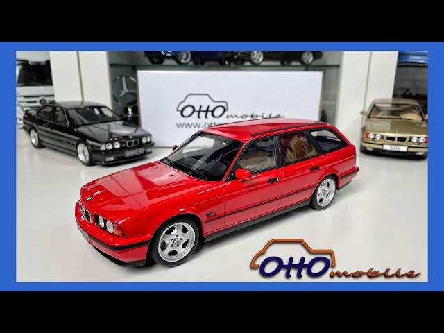 1:18 BMW M5 E34 Touring (red) - Ottomobile [Unboxing] 