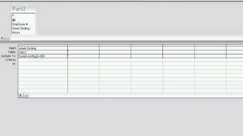 Access - Update Query with Dates