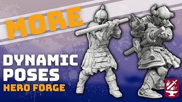 More Hero Forge Dynamic Poses