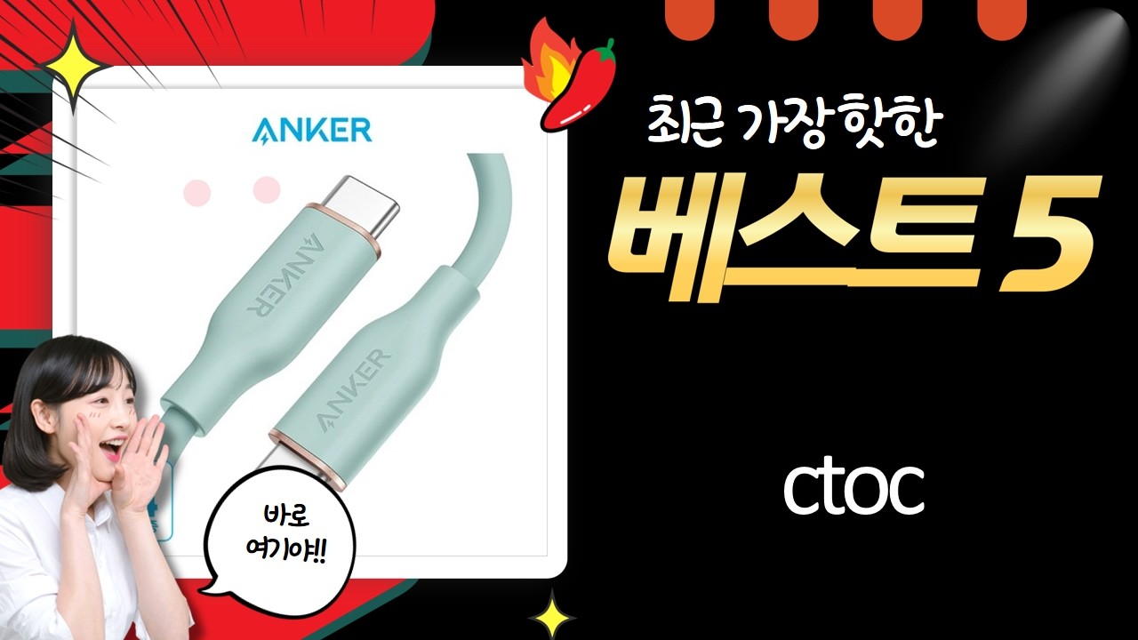 C to C 케이블 추천! 벨킨/앤커/TOOCKI 등 고속 충전 케이블 비교!