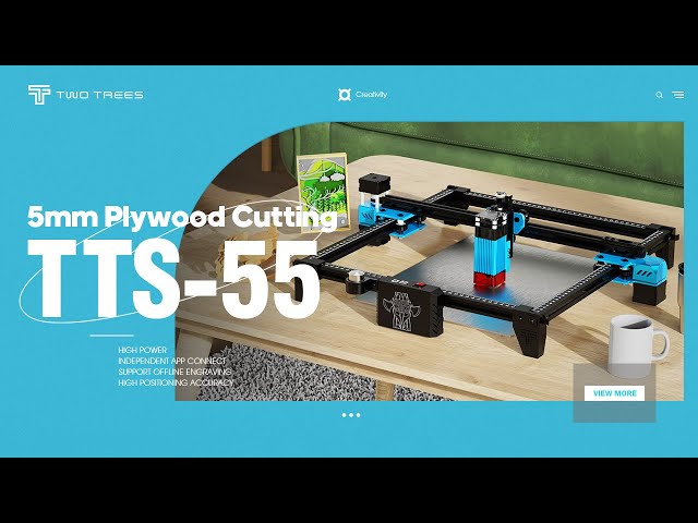 TTS-55 | 5mm Plywood Cutting - YouTube