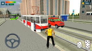 Short Ride In Tram - City Car Driver Simulator #8 - Android Gameplay