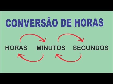 Vídeo: Como Converter Segundos Em Horas