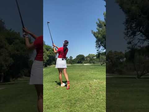 Aimee&amp;#39;s <strong>amazing</strong> iron <strong>golf</strong> swing #Shorts