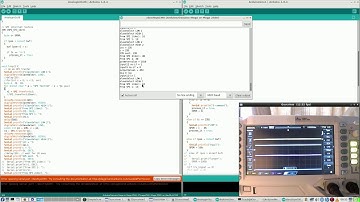 Arduino Mega2560 ep. 82: SPI, Uno, monitor, C, output, algorithm, oscilloscope, time, fischertechnik