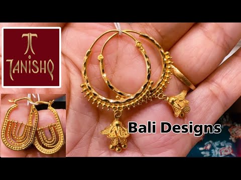 Latest 2023 Gold Hoop Earnings Designs with Price/Bali Designs/Hoop Earrings/Gold Earrings/deeya