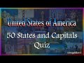 USA 50 States and Capitals Quiz | United States Capitals and Abbreviations