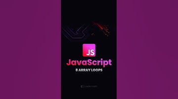 Do you know these array loops in JavaScript - #javascript #frontend #developer