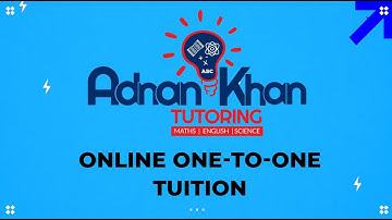 Online English, Maths and Science Tuition - Adnan Khan Tutoring