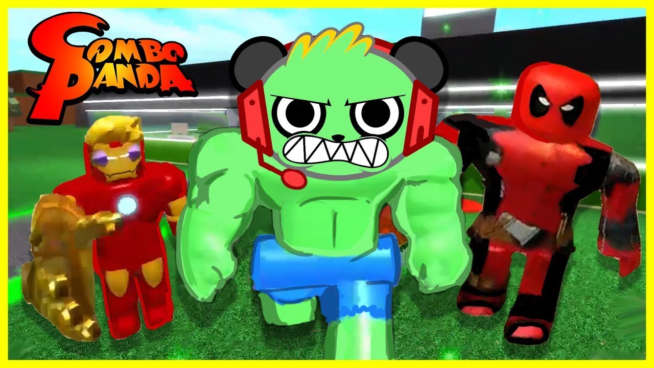 Roblox Superhero Tycoon Combo Smash Let S Play With Combo Panda - 2 player escape mcdonald s obby in roblox youtube