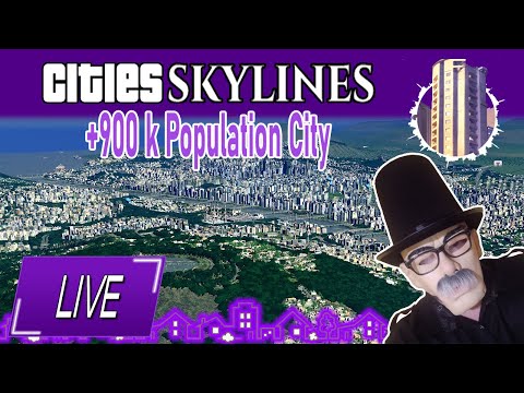 Milion Ludków - Cities Skylines Na Nowym Procku  Intel Core i5-13600K - Live #229- Największe Miasto