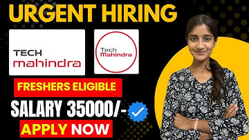 Tech Mahindra Recruitment 2025 | Tech Mahindra Vacatures 2025 | Tech Mahindra zoekt starters | Bu...