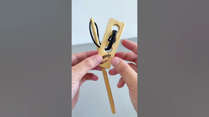 How to remove the block without cutting the rope？#Puzzles #IQ #iqtest