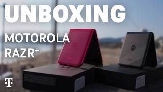 Motorola Razr Unboxing 5G Flip Phone In Viva Magenta T-Mobile