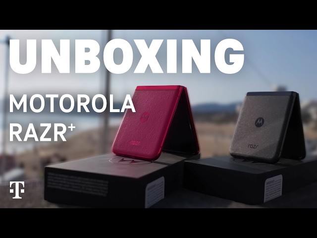 Motorola Razr+ Unboxing: 5G Flip Phone in Viva Magenta | T-Mobile