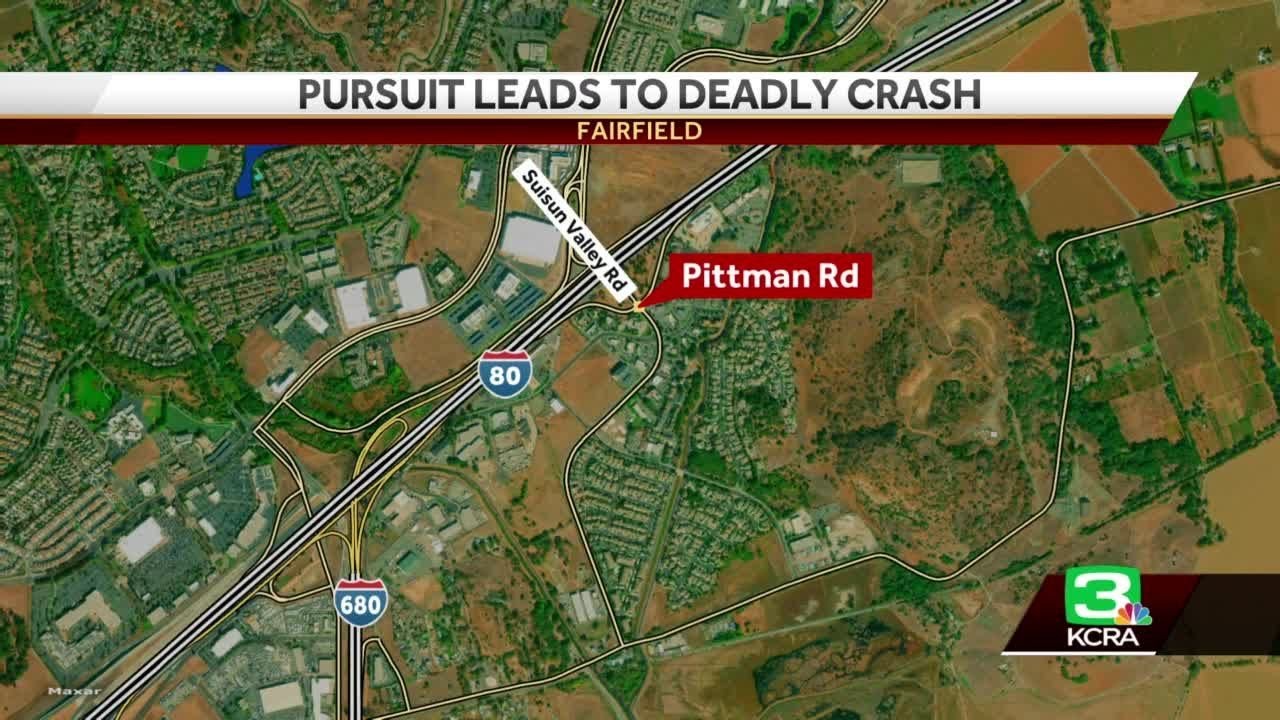 3 people killed after chase ends in rollover crash near Fairfield, CHP ...