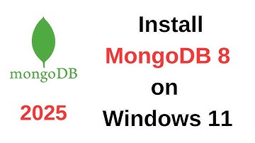 How to install MongoDB 8 on Windows 7/10/11 | Code Camp Today
