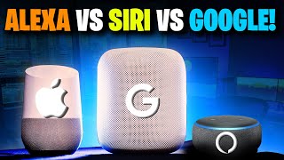 Dossier : Siri vs Google vs Alexa les enceintes intelligents au banc  d'essai