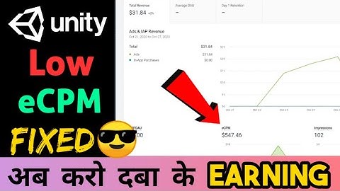 Unity Ads Low eCPM Fixed🔥 || Increase Your eCPM || Unity Ads se paise kaise kamaye
