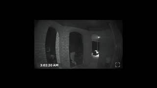 #CVT footage of intruder at #poloG mom's house door cam