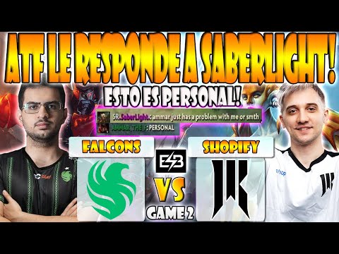 FALCONS VS SHOPIFY REBELLION BO3[GAME 2]ATF, SKITER VS ARTEEZY - DREAMLEAGUE SEASON 22 - DOTA-ESB