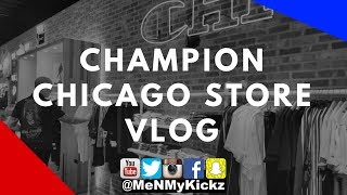 Champion Wicker Park Store Vlog I Special Chicago Merch Pickup #champion #championchicago #merch