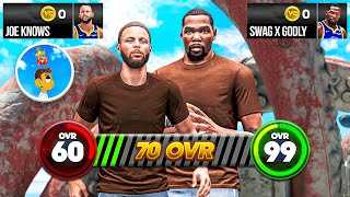 DAY 7! DUO SERIES W/ JOE KNOWS! 60 TO 99 STEPHEN CURRY & KEVIN DURANT NO MONEY SPENT!