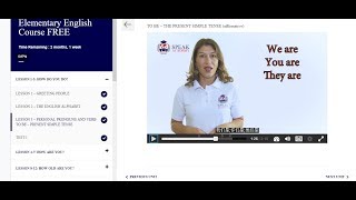 Learn English - English lesson 3 module 2 - to be – the present simple tense - English course