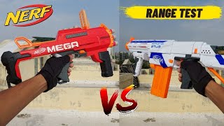Nerf Mega BullDog VS Nerf Elite | Range Test | Nerf | Who Will Win ??