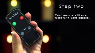 How to Turn Candle Impressions and Mirage Candles On/Off from a Remote Control