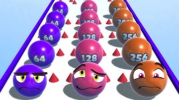 Ball Merge 2048 ! All Levels Gameplay Walkthrough Android, iOS