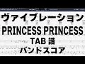 ヴァイブレーション ギター ベース TAB 【 PRINCESS PRINCESS プリンセスプリンセス 】 バンドスコア プリプリ