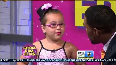 Johanna Colon 6 year old GMA INTERVIEW Girl Dances to Aretha Franklin's R E S P E C T Respect song